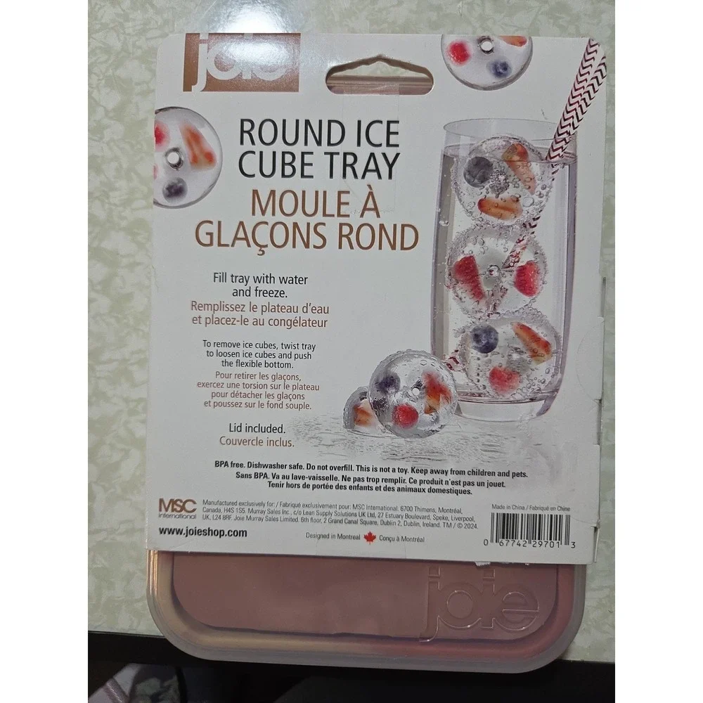 Round ice cube tray silicone
